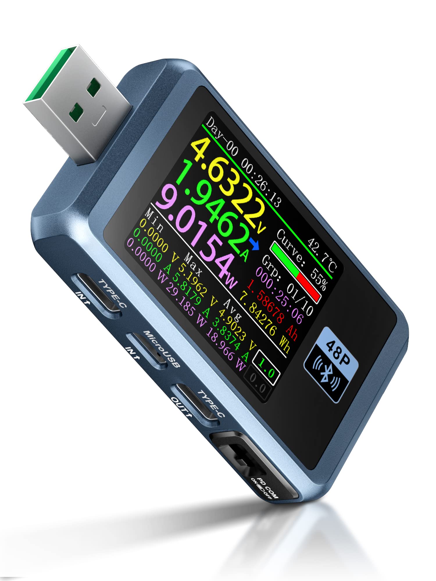 FNIRSI FNB48P USB Tester, Digital Voltmeter