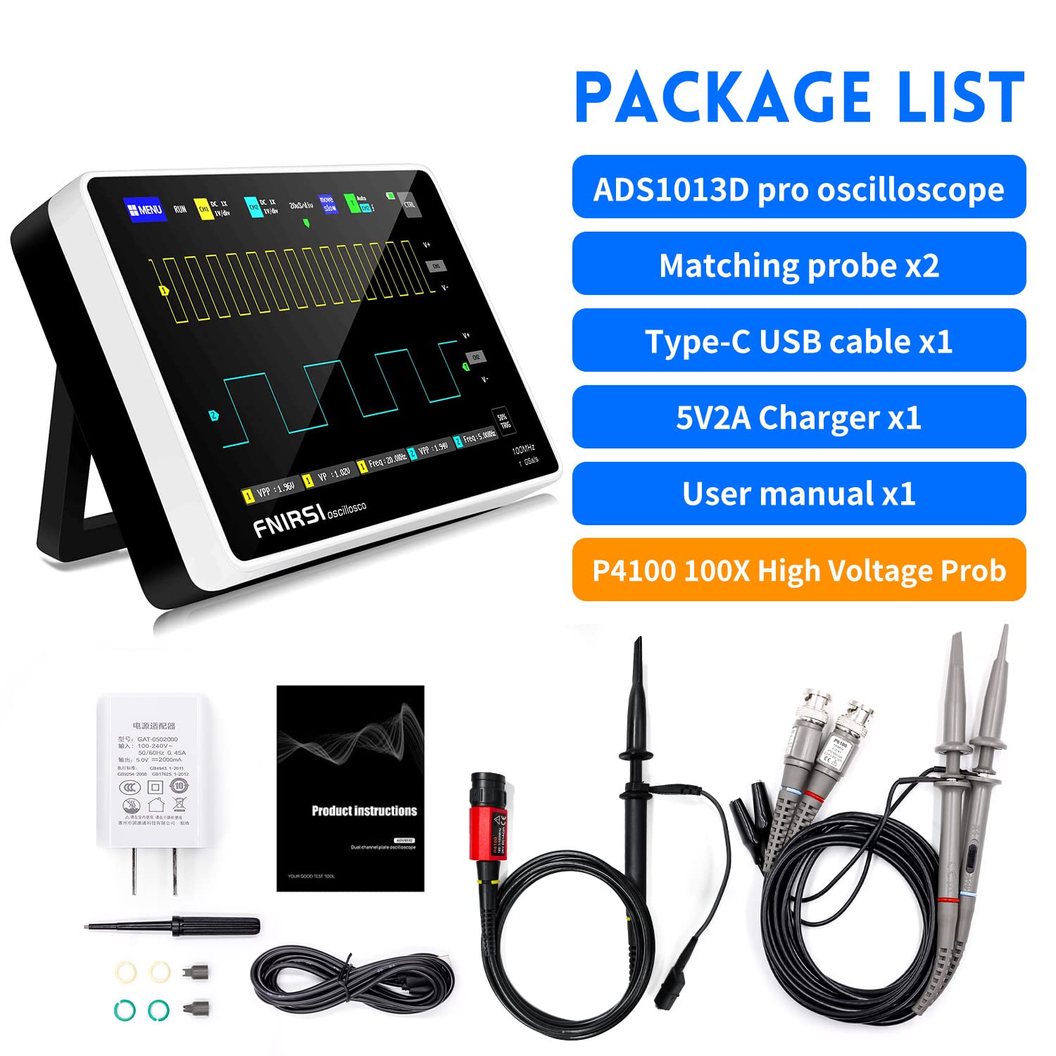 FNIRSI 1013D Plus Oscilloscope