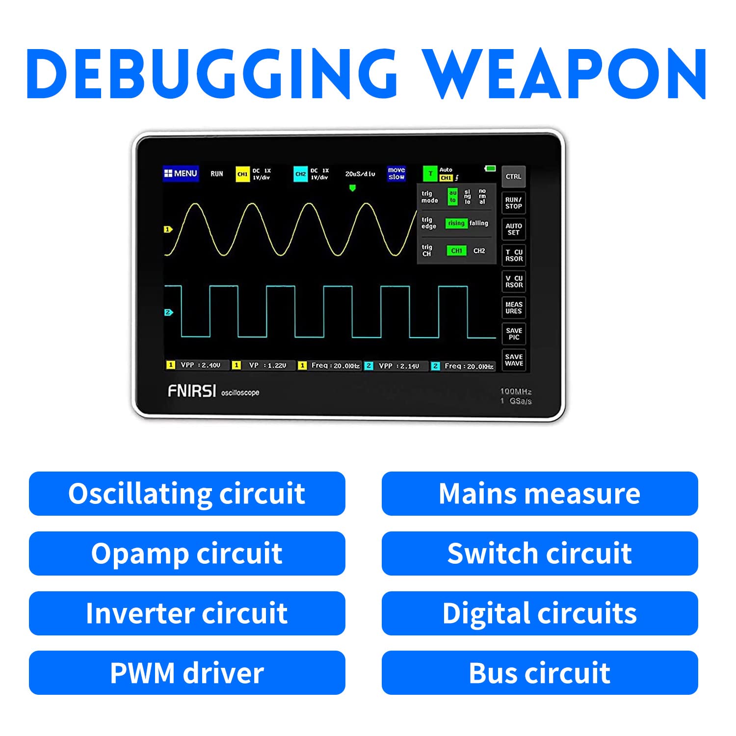 FNIRSI 1013D Plus Oscilloscope