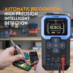 Fnirsi DMT-99 Handheld Digital Multimeter 10000 Counts Voltage Current Resistance Capacitance Frequency Temperature NCV